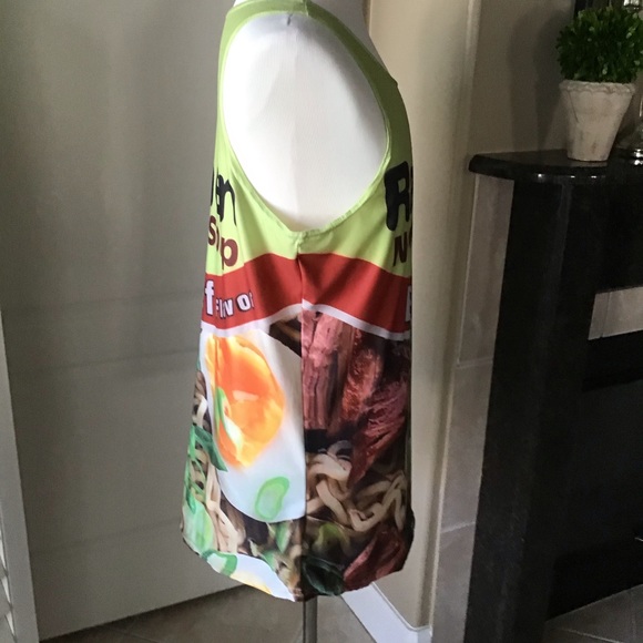 LAST 1! XL ONLY! Vintage Getonfleek Tank Top Beef Ramen Pop Art Mod Streetwear - Picture 5 of 9